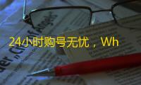 24小时购号无忧，WhatsApp推特账号现成有货