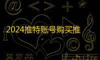 2024推特账号购买推荐，自助平台更省力